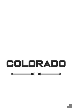 Paperback Colorado Flag Mountain: Unlined / Plain Colorado Notebook / Journal Sketchbook Gift - Large ( 6 x 9 inches ) - 120 Pages -- Softcover Book