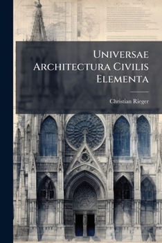 Paperback Universae Architectura Civilis Elementa Book