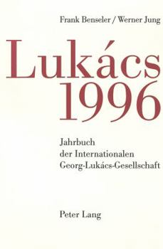 Paperback Jahrbuch Der Internationalen Georg-Lukács-Gesellschaft 1996 [German] Book
