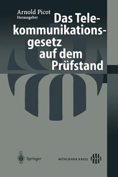 Paperback Das Telekommunikationsgesetz Auf Dem Prüfstand [German] Book