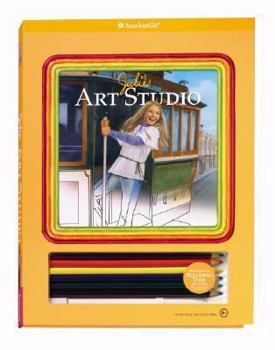 Misc. Julie: Art Studio [With Professional Blending Tool and 6 Watercolor Pencils and 8 Frames and Book] Book