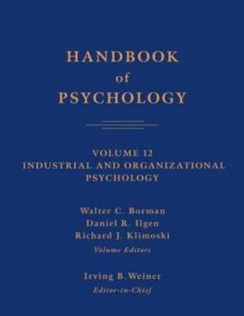 Paperback Handbook of Psychology, Industrial and Organizational Psychology Book