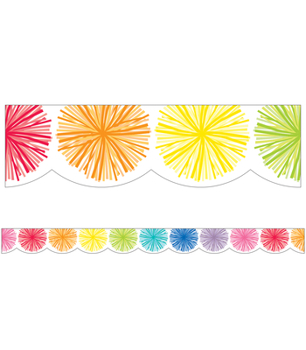 Misc. Supplies Hello Sunshine Poms Scalloped Borders Book