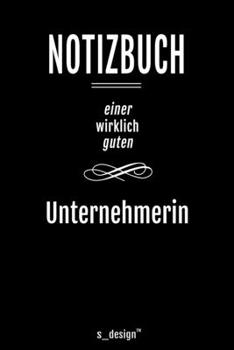 Notizbuch f�r Unternehmer / Unternehmerin: Originelle Geschenk-Idee [120 Seiten liniertes blanko Papier ]