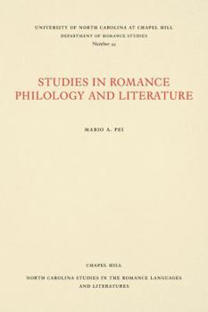 Studies in Romance Philology and Literature