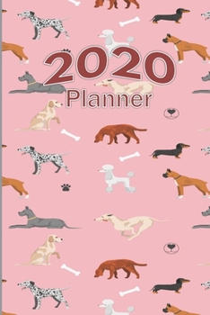 Paperback 2020 Planner: Monthly Planner, Weekly Planner, 2020 Calendar, Schedule Organizer, Monthly Calendar, Monthly Habit Tracker, Inspirati Book