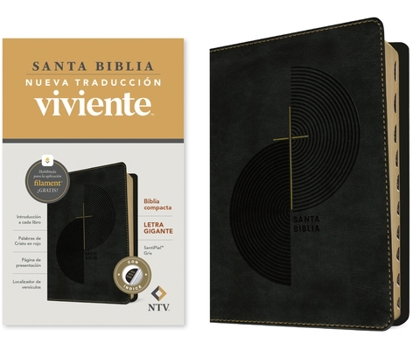 Biblia compacta NTV, letra gigante con Filament (SentiPiel, Gris, Índice, Letra Roja) (Spanish Edition)