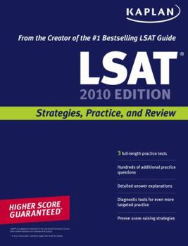 Paperback Kaplan LSAT 2010 Edition: Strategies, Practice, and Review Book