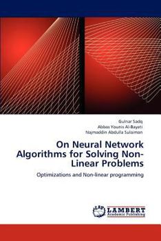 Paperback On Neural Network Algorithms for Solving Non- Linear Problems Book