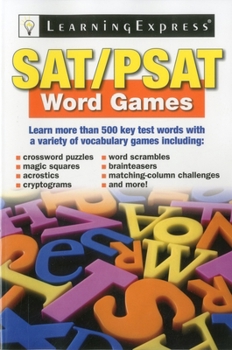 Paperback Sat/PSAT Word Games Book