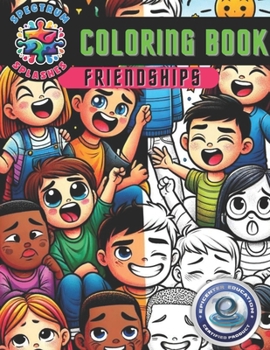 Paperback Spectrum Splashes Coloring Book: Friendships Edition Book