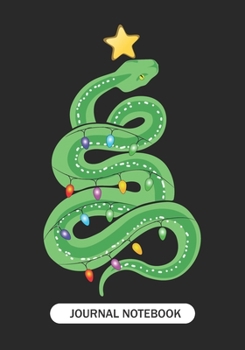 Journal Notebook: Blank Lined Journal Notebook for Green tree python Lovers, Pet Snake Owners, and Snake care veterinary nurses or Vet clinical staff Christmas Gift