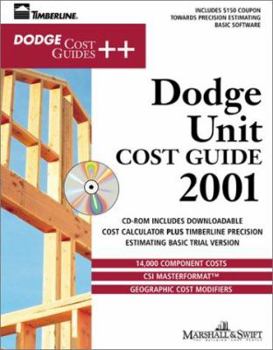Paperback Dodge Unit Cost Guide 2001 [With CDROM] Book