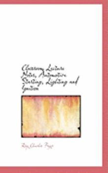 Classroom Lecture Notes, Automotive Starting, Lighting and Ignition