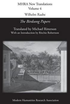 Paperback Wilhelm Raabe: 'The Birdsong Papers' Book