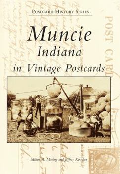 Paperback Muncie, Indiana in Vintage Postcards Book