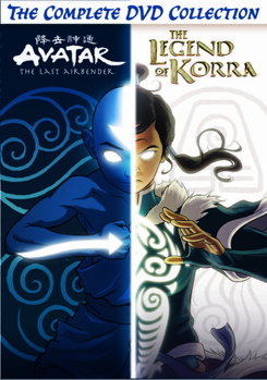 DVD Avatar & The Legend of Korra Complete Series Collection Book