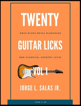 Paperback 20 Guitar Licks: Volume I Book