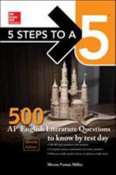 Paperback 5 Steps to a 5: 500 AP English Literature Questions to Know by Test Day, Second Edition Book