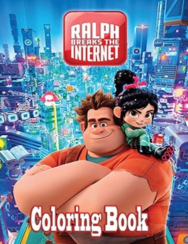 Paperback Ralph Breaks The internet Coloring book