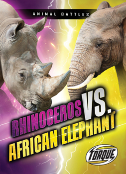 Library Binding Rhinoceros vs. African Elephant Book