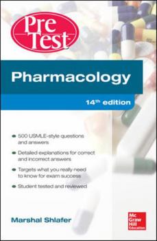 Paperback Pharmacology Pretest Self-Assessment and Review 14/E Book