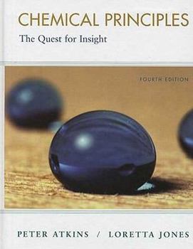 Hardcover Chemical Principles: The Quest for Insight Book