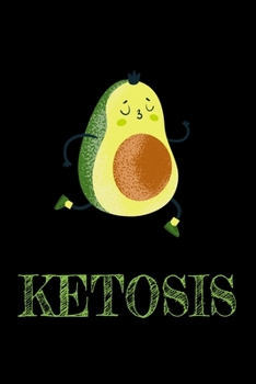 KETOSIS AVOCADO LOVER KETO AF JOURNAL: Gifts for Keto Friends Daily Food Tracking Journal Lined Notebook / Journal Gift, 120 Pages, 6x9, Soft Cover, Matte Finish