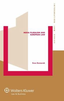 Hardcover Media Pluralism and European Law Book