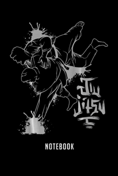 Paperback Notebook: Jiu jitsu cute i love ju jutsu gift Notebook-6x9(100 pages)Blank Lined Paperback Journal For Student-Jiu jitsu Noteboo Book