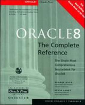 Hardcover Oracle8 the Complete Reference [With CDROM] Book