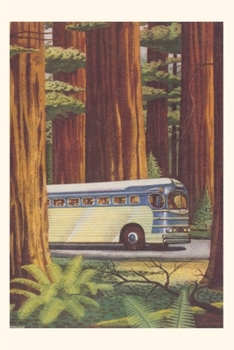 Paperback Vintage Journal Bus in Redwoods Book