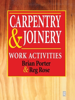 Paperback Carpentry and Joinery: Work Activities Book