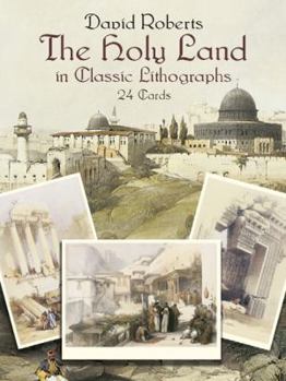 Paperback The Holy Land in Classic Lithographs: 24 Cards Book