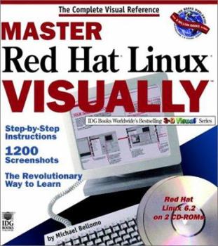 Paperback Master Red Hat Linux Visuallytm [With CDROM] Book