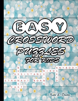 Paperback Easy Crossword Puzzles for Kids: A Fun and entertaining Puzzle Book