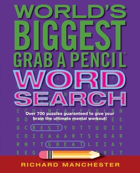 Paperback World's Biggest Grab a Pencil Word Search Book