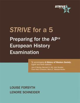 Paperback Strive for a 5: Preparing for the AP European History Examination Book