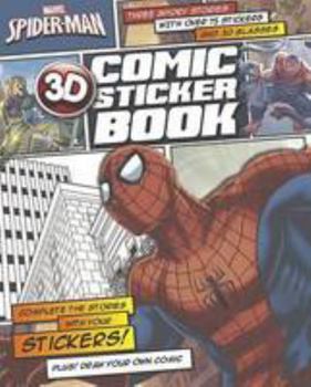 Paperback Marvel Spiderman 3D Comic Sticker Book