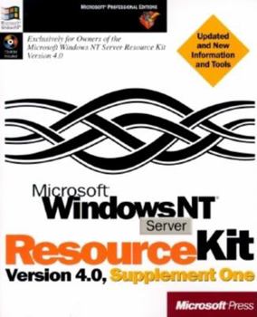 Paperback Microsoft Windows NT Server 4.0 Resource Kit [With *] Book