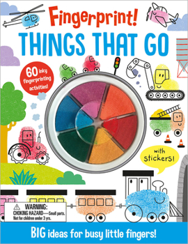 Hardcover Things That Go Fingerprint Book