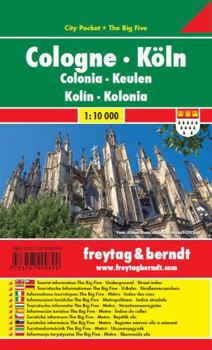 Koln (Cologne) City Pocket FB Map 1:10K (Germany) (English and Spanish and French and Italian and German Edition)