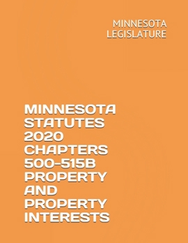Paperback Minnesota Statutes 2020 Chapters 500-515b Property and Property Interests Book