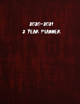 2020-2021 2 Year Planner: Record Your Daily Appointments, Schedule, Priorities, To-Do Lists & Important Reminders for 2 Years in this 131 page 1 ... / Journal; One Week Per Page (brown abstract)