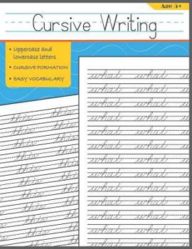 Paperback Cursive Writing: Words Cursive Handwriting Workbook for Kids [Large Print] Book