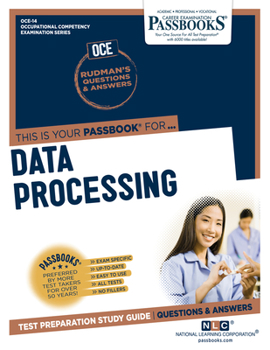 Paperback Data Processing (Oce-14): Passbooks Study Guide Volume 14 Book