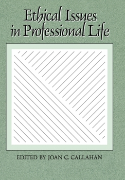 Paperback Ethical Issues in Professional Life Book