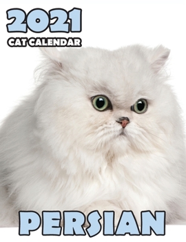 Paperback Persian 2021 Cat Calendar Book