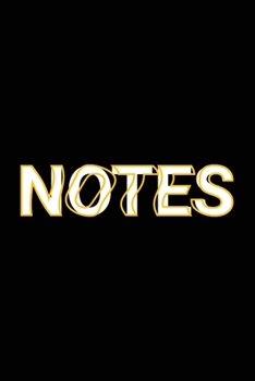 Notes: Aesthetic Looking Notebook to Write Notes in Blank Lined Paper Journal