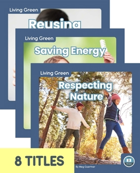 Library Binding Living Green (Set of 8) Book